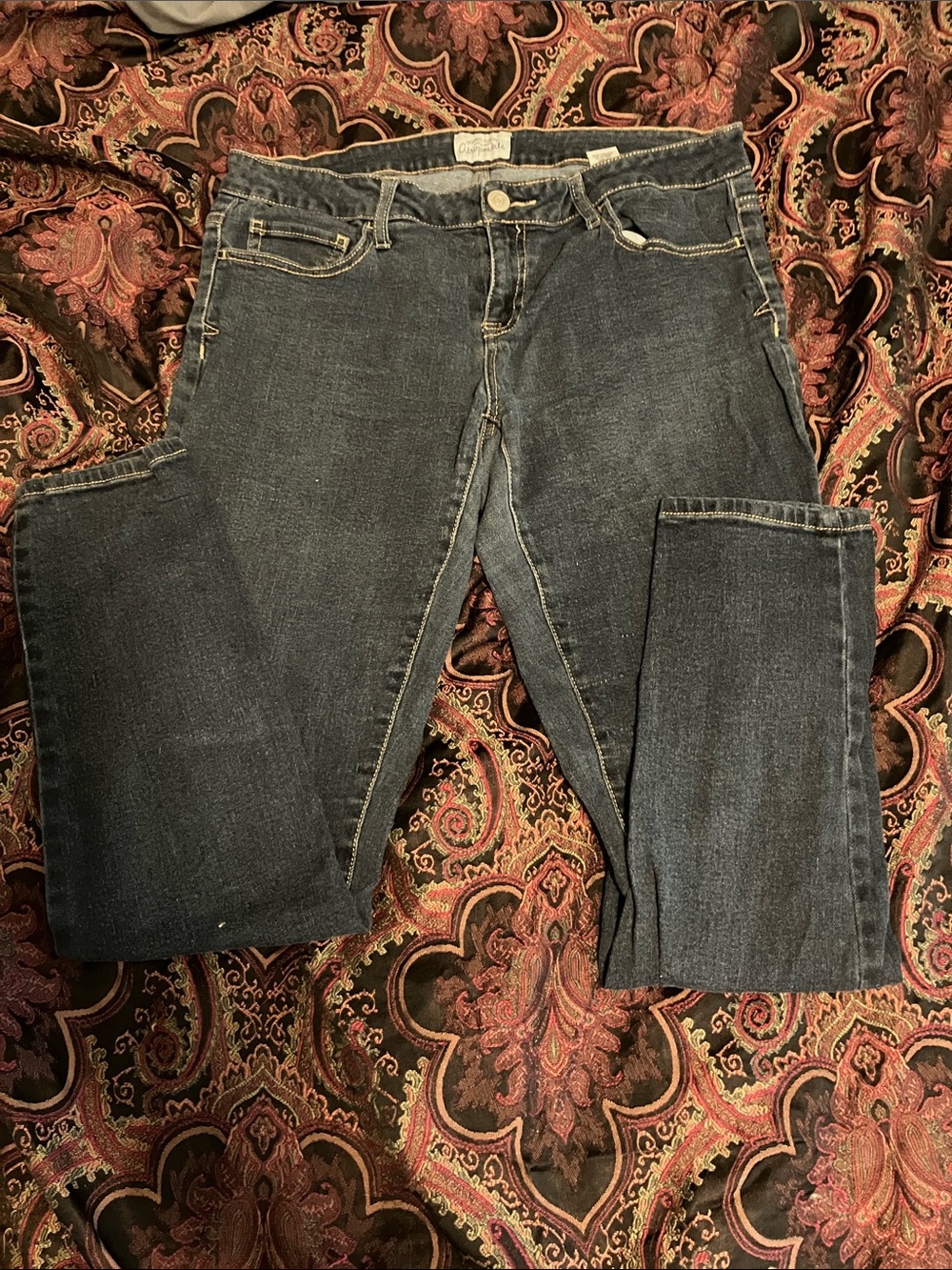 Aeropostale Dark Blue Straight-Leg Women's Jeans